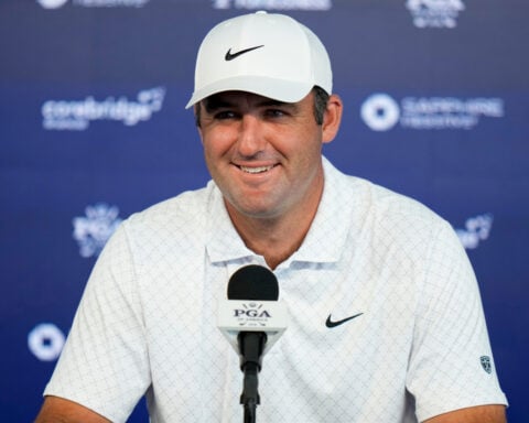 Scottie Scheffler is looking to end a streak of runner-up finishes with PGA Championship repeat
