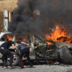 Israeli drone strikes hit highway south of Beirut, killing 8, including 2 children