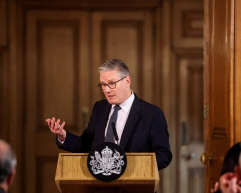 Political turmoil and inflation threat vie to push up UK borrowing costs