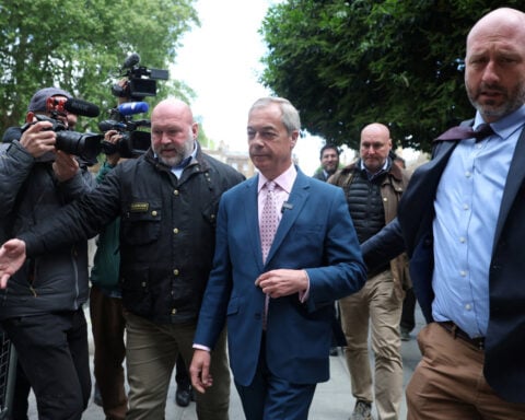 UK's Farage describes $7 million gift as a 'reward' for Brexit