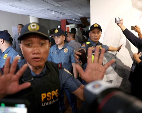Gunshots heard in Philippine Senate, where senator wanted by ICC is resisting arrest
