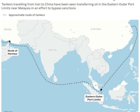 Malaysia says Iranian oil transfers near its waters exploit a maritime loophole