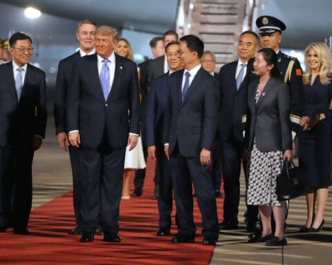 US and China seek to repair damage from tariff war that sent trade into a freefall