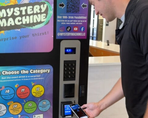 Mystery Machine turns surprise vending into social experience