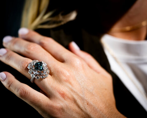 'Ocean Dream' blue-green diamond sells for more than $17 million at Christie's auction in Geneva