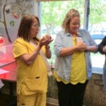 Hatchery delivers chicks to care home for therapy