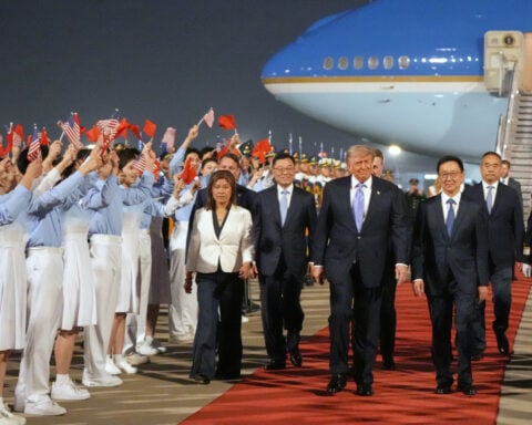 Trump arrives in Beijing for talks with China's Xi on Iran war, trade and US arms sales to Taiwan