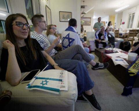 Israel's Eurovision Song Contest entrant heard booing as he went onstage