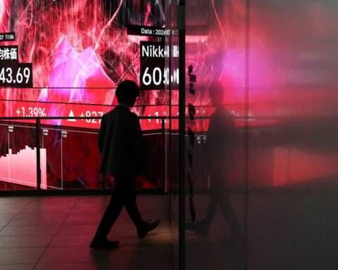 Asia stocks gain on AI enthusiasm as Trump meets Xi