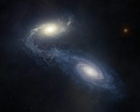 Astrophysicists use ‘space archaeology’ to trace the history of a spiral galaxy