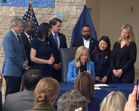 In Fairfax, Spanberger signs bills aimed at lowering healthcare costs for Virginians