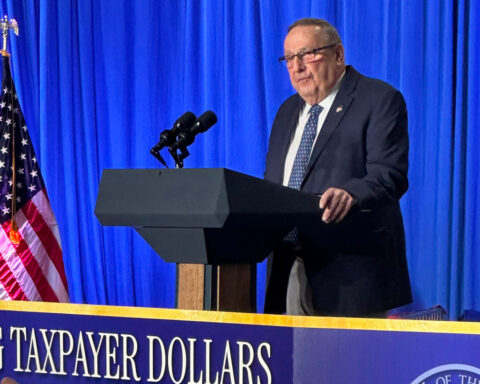 Vance promotes Trump administration's work to counter fraud while criticizing Democrats in Maine