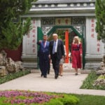 The Latest: Trump wraps up China visit and holds private meeting with Chinese leader Xi Jinping