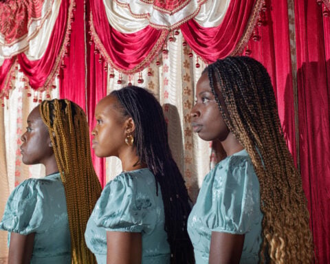 Without childhood photos, a Haitian American artist spends a decade imagining her family archive