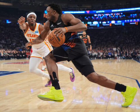 OG Anunoby fully participates in Knicks' practice for the first time since his hamstring injury