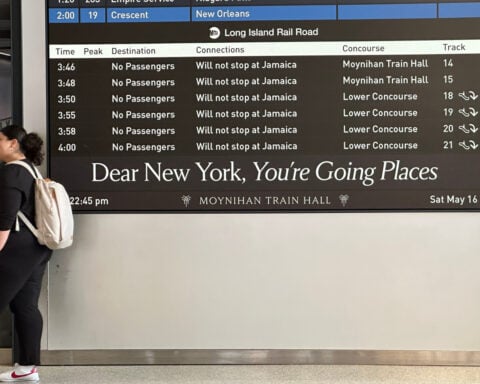 North America’s largest commuter rail system remains shut a second day as Monday rush hour looms