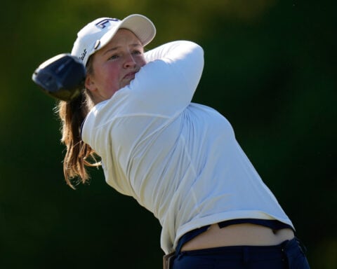 Woad takes Kroger Queen City lead, leaving Korda 9 shots back in bid for 3rd straight win