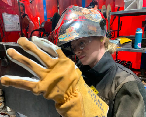 Community college student from Michigan to be 1st woman to represent US at world welding competition