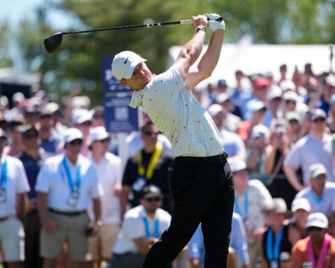 Rory McIlroy surges on Moving Day as a clogged PGA Championship leaderboard promises a dramatic Sunday
