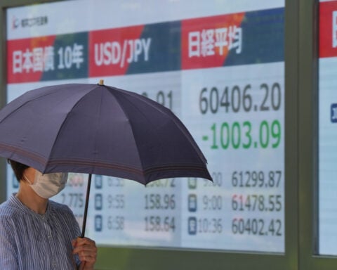 Stocks fall and oil prices gain after Trump warns the Iran 'clock is ticking'