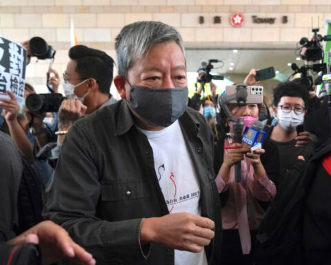 Hong Kong court hears final arguments in the trial of Tiananmen vigil organizers