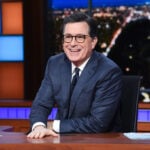 Colbert heads into his final ‘Late Show’ week with gratitude — and plenty of CBS jokes