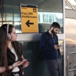 Riders navigate the first weekday of a strike that has shut down the largest US commuter rail system