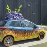 Art car addresses children's mental health one brushstroke at a time