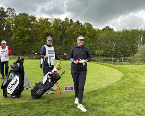 This golfer nearly died after being hit by a drunken driver. Now she's won her first pro title