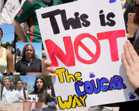 Students walk out over racism concerns, say issue is ongoing
