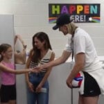 Jordan Larson surprises girl who lost signed ball in house fire