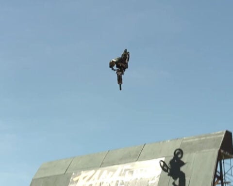 Daredevil at the dayclub: X Games superstar breaks vertical jump record at Caesars Palace
