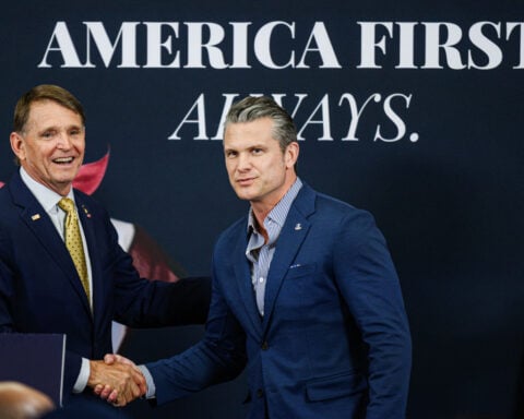 On rare campaign trail visit, Hegseth implores Kentucky voters to oust Massie