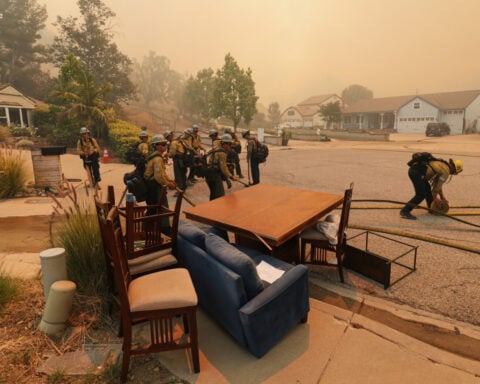 Thousands ordered to evacuate as Southern California wildfire threatens homes