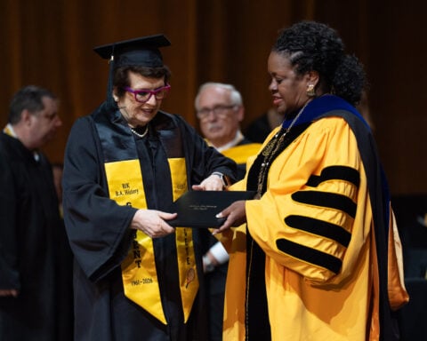 Billie Jean King, 82, earns a college degree 65 years after starting at Cal State LA