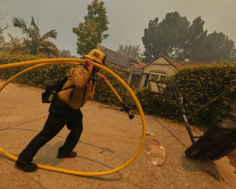 Thousands ordered to evacuate as Southern California wildfire threatens homes