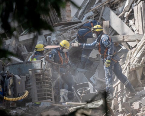 Rescuers search for 3 missing after German building collapse possibly caused by gas explosion
