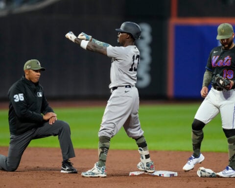 Jazz Age style: Chisholm borrows Stanton's baggy pants, Caballero's bat to spark turnaround