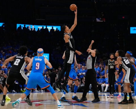 The Spurs say they're always learning. The Thunder have to do some learning before Game 2 as well