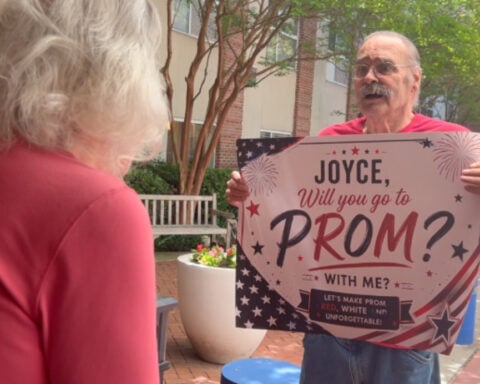 Two veterans celebrate love, laughter and senior prom at Atrium Village
