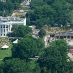 Trump shows reporters ballroom construction site as lawmakers balk at $1B for White House security