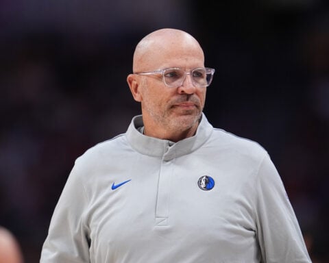 Jason Kidd is out as coach of the Mavericks, 2 weeks after the hiring of team president Masai Ujiri