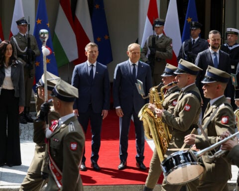Hungary's PM says he may meet Zelenskiy in June if minority rights talks successful