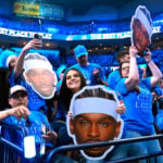 The goal for road teams in the NBA playoffs is to enjoy the quiet. In some arenas, it's hard to find