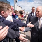 Seagull splatters King Charles III during Northern Ireland visit