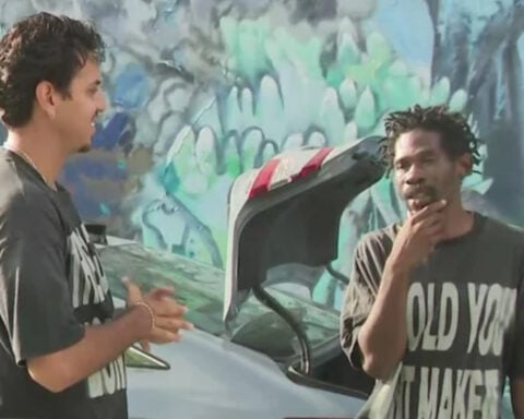 Meeting between Miami fashion designer, man experiencing homelessness changes their lives after moment goes viral