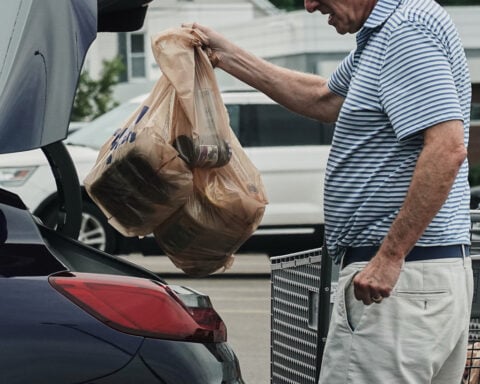 Plastic bags don't go in the recycling bin. What should you do instead?