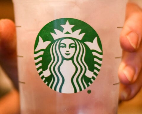 US group says Starbucks plastic cups marked recyclable end up in trash