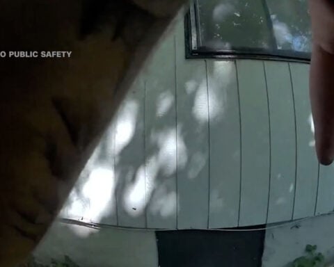 Video captures Kalamazoo officer catching baby tossed from burning home