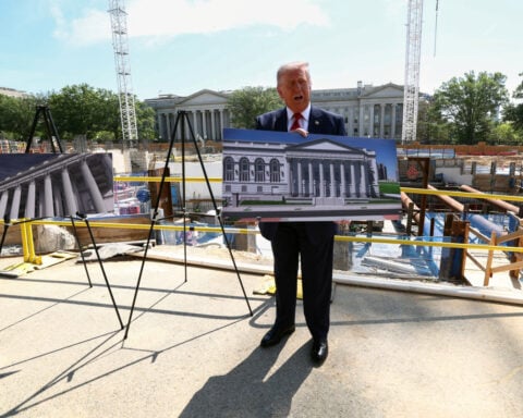 US Republican senator says Trump ballroom funding removed from spending bill